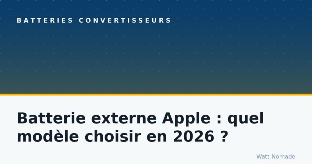 Batterie externe Apple