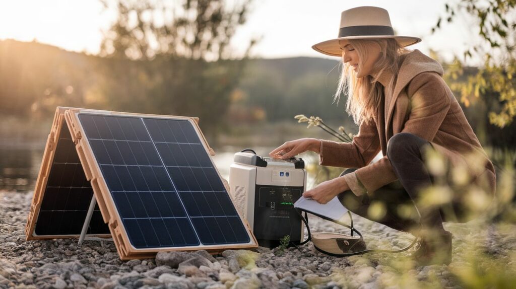 Kit panneau solaire avec batterie
