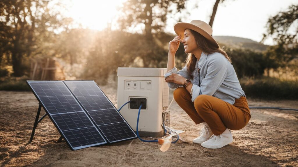 Panneau solaire portable
