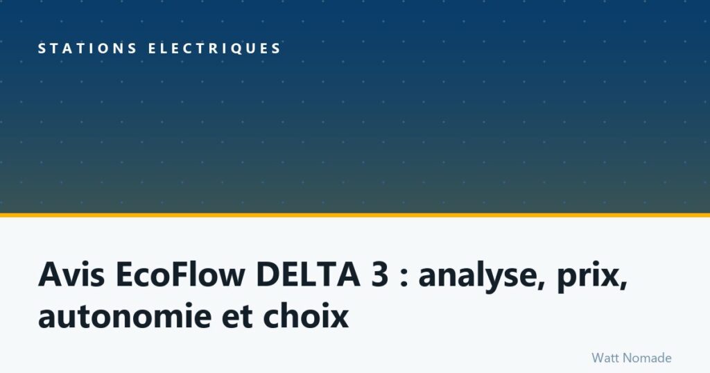 EcoFlow DELTA 3